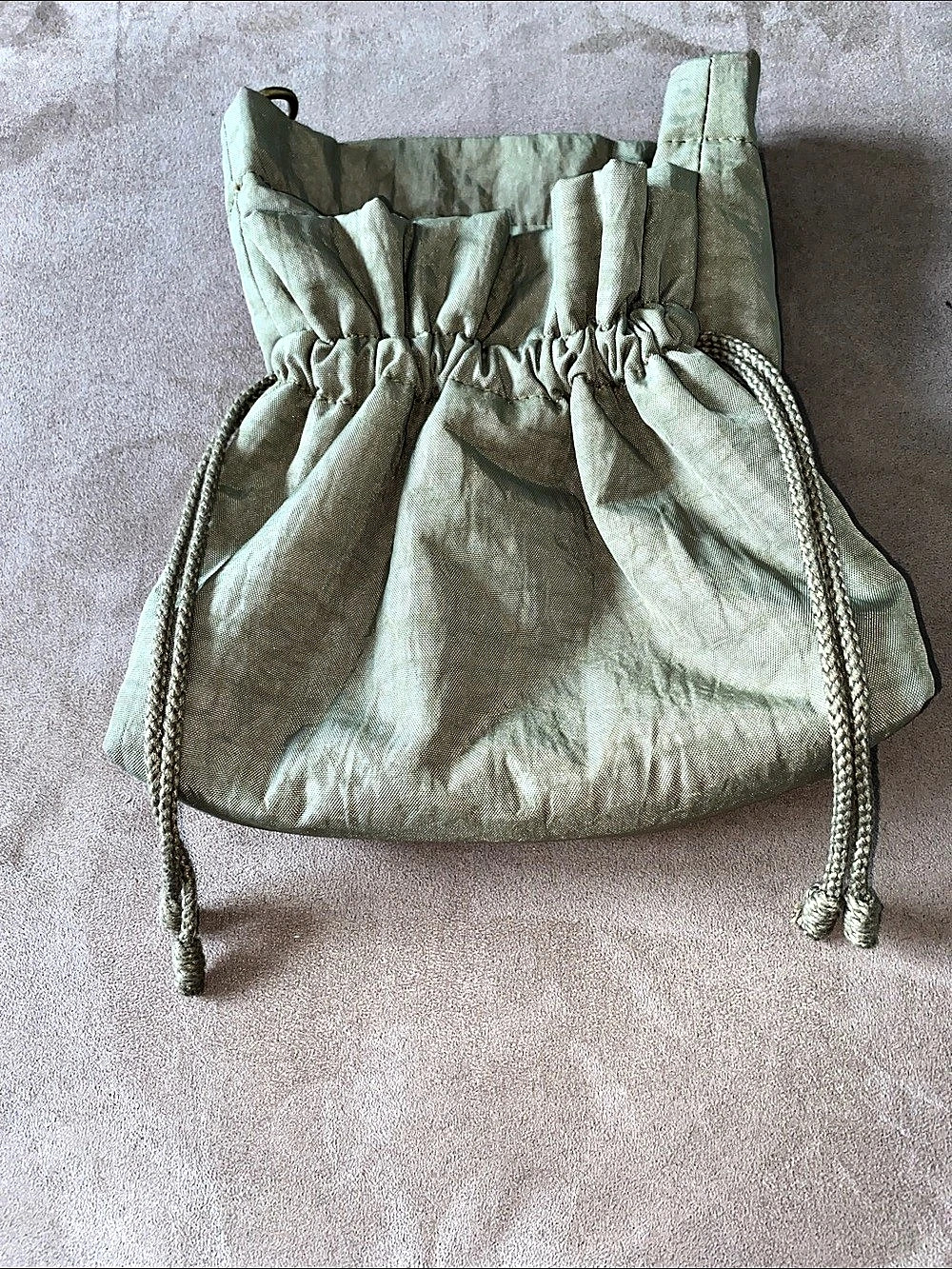 Universal Thread Small Drawstring Mini Crossbody in Olive Green Missing Strap